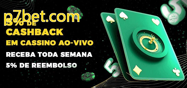 Promoções do cassino ao Vivo p7bet.com